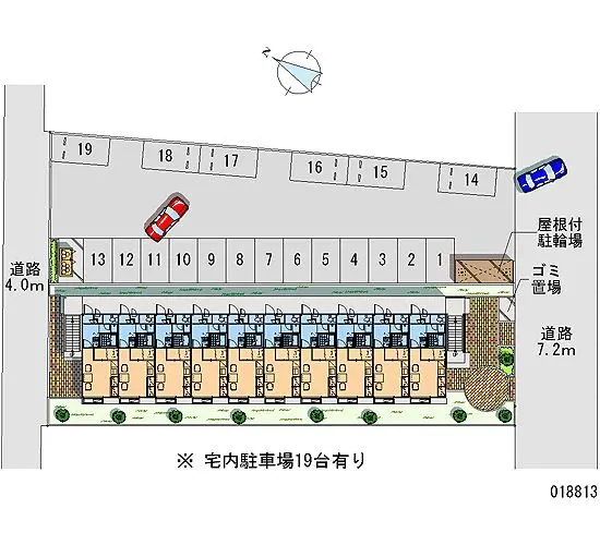 ★手数料０円★榛原郡吉田町住吉　月極駐車場（LP）